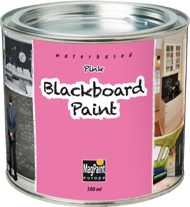 Vopsea tabla de scris BlackboardPaint 0.5 L - Roz